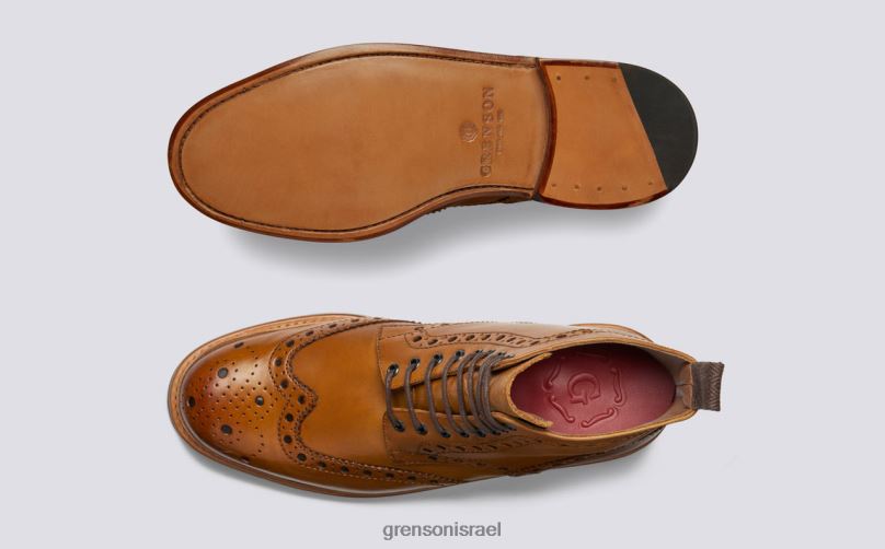 גברים לְהִשְׁתַזֵף פרד Grenson J4F4Z3 מגפיים