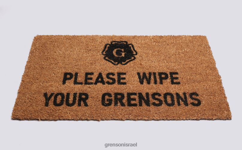 לִשְׁנֵי הַמִינִים טִבעִי מחצלת דלת Grenson J4F4Z415 טיפול בנעליים