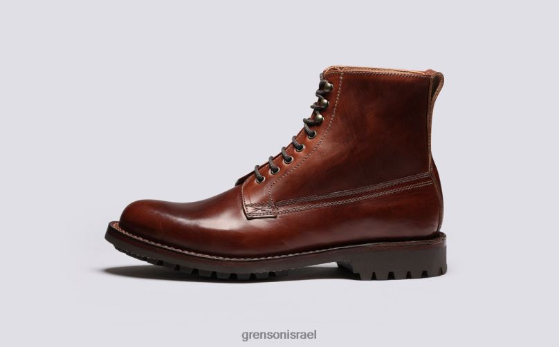 גברים חום כהה וינסנט Grenson J4F4Z43 מגפיים
