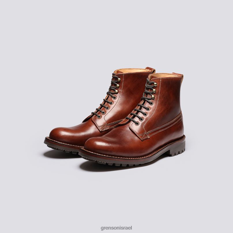 גברים חום כהה וינסנט Grenson J4F4Z43 מגפיים
