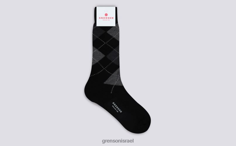גברים שָׁחוֹר גרב ארגיל Grenson J4F4Z451 אביזרים