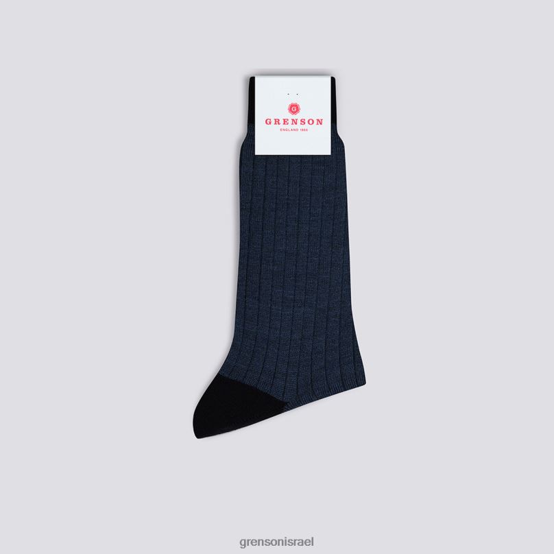 גברים כְּחוֹל גרב עקב/בוהן Grenson J4F4Z452 אביזרים