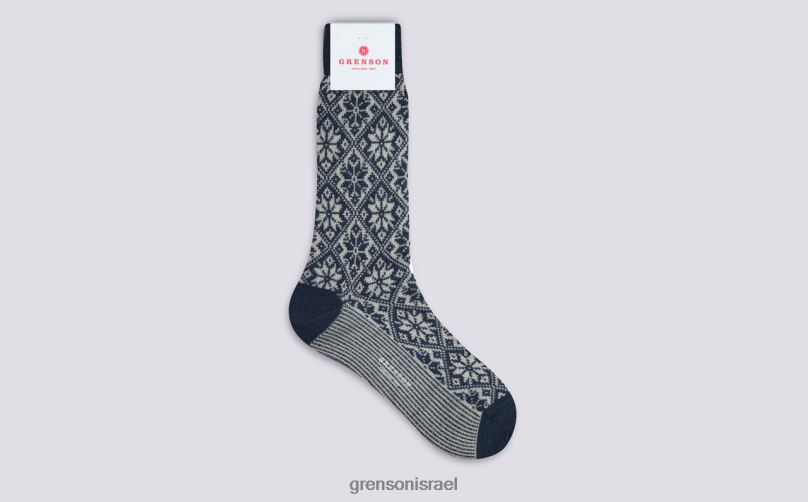 גברים כְּחוֹל גרב נורדי Grenson J4F4Z453 אביזרים