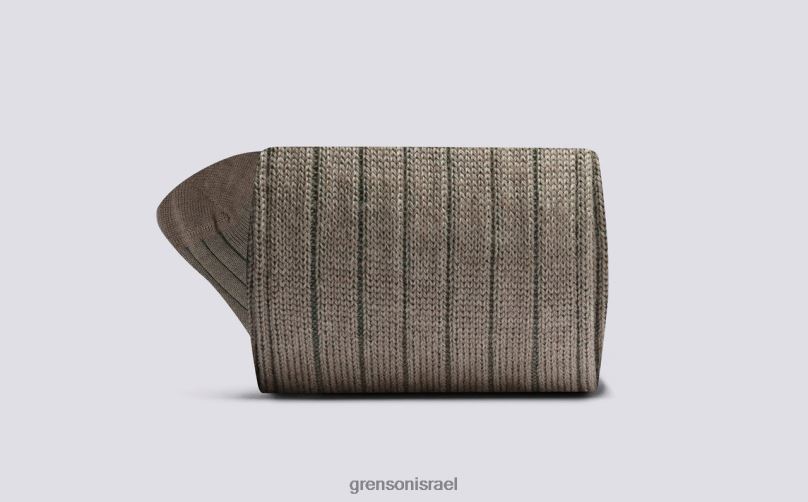 גברים בז' גרב צלעות רגיל Grenson J4F4Z455 אביזרים