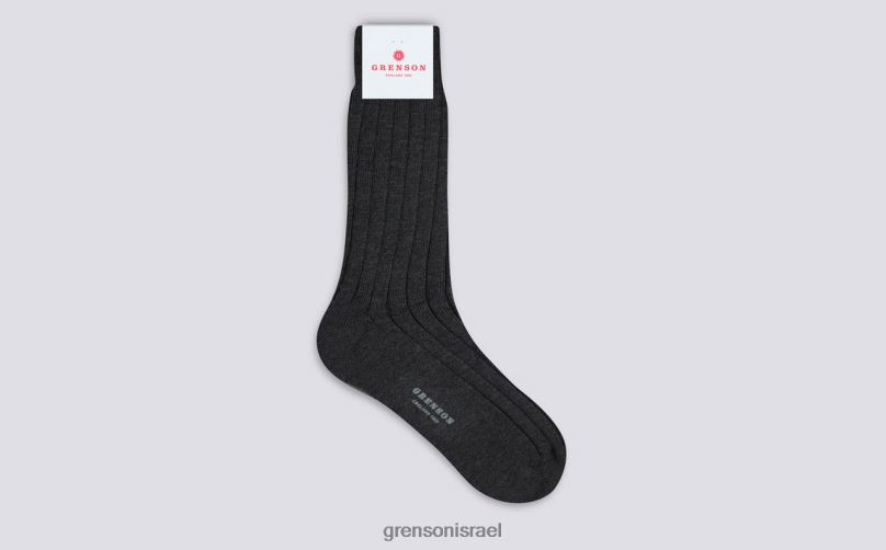 גברים אפור גרב צלעות רגיל Grenson J4F4Z456 אביזרים