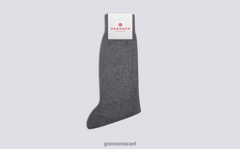 גברים אפור גרב צלעות רגיל Grenson J4F4Z457 אביזרים