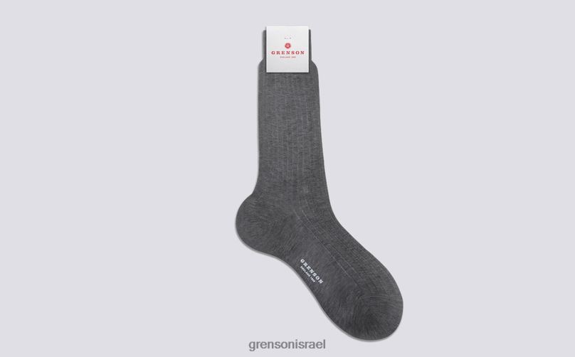 גברים אפור גרב צלעות רגיל Grenson J4F4Z457 אביזרים