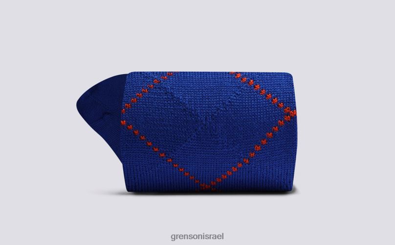 גברים כְּחוֹל גרב אגיל פשוט Grenson J4F4Z462 אביזרים