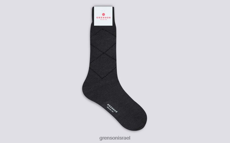 גברים אפור גרב אגיל פשוט Grenson J4F4Z464 אביזרים