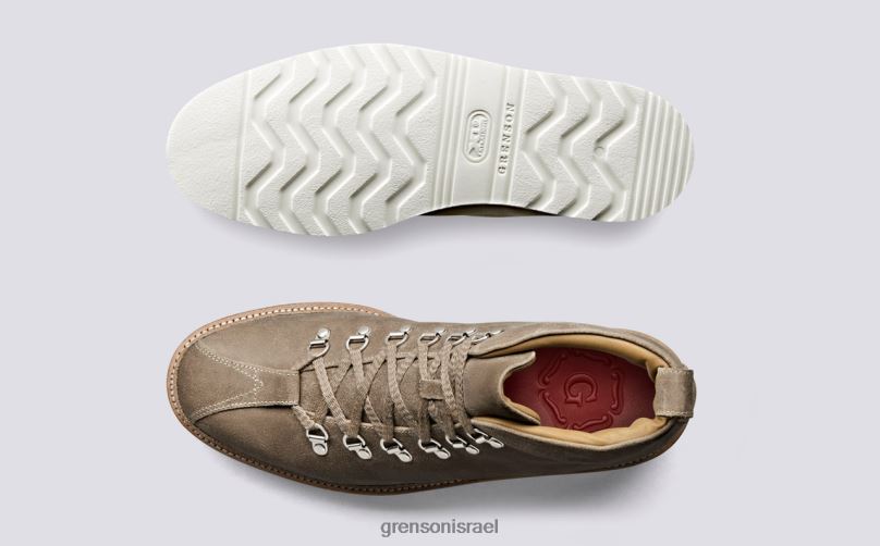 גברים אָפוֹר חוּם בובי Grenson J4F4Z46 מגפיים
