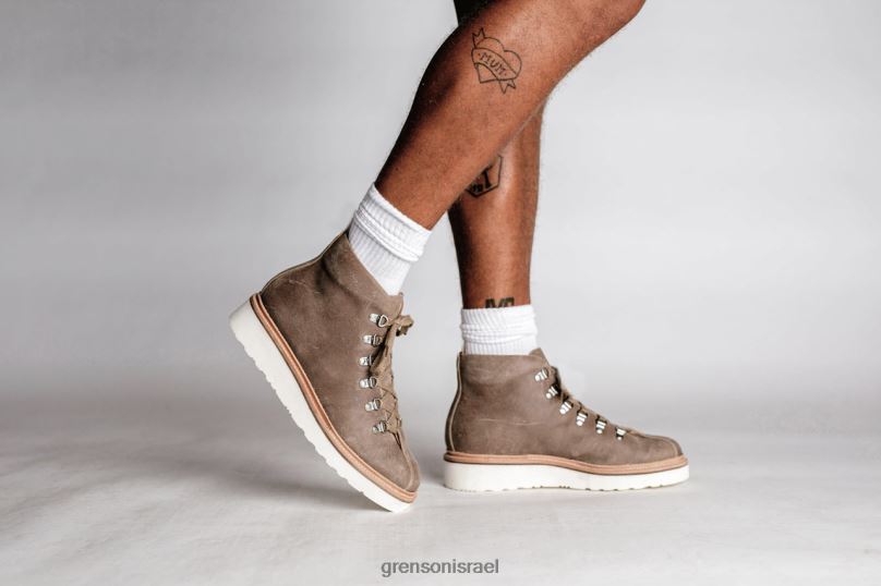 גברים אָפוֹר חוּם בובי Grenson J4F4Z46 מגפיים