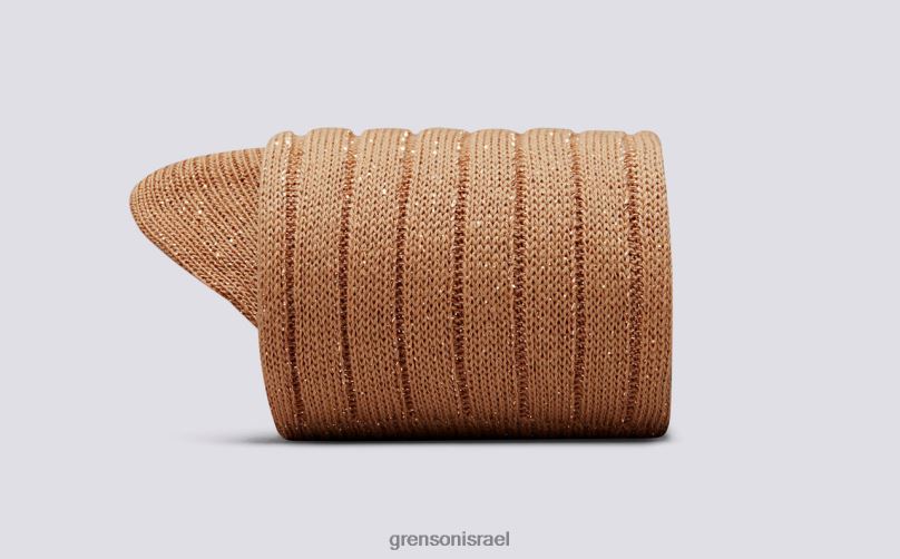 נשים דבש גרב צלעות נוצצות Grenson J4F4Z471 אביזרים