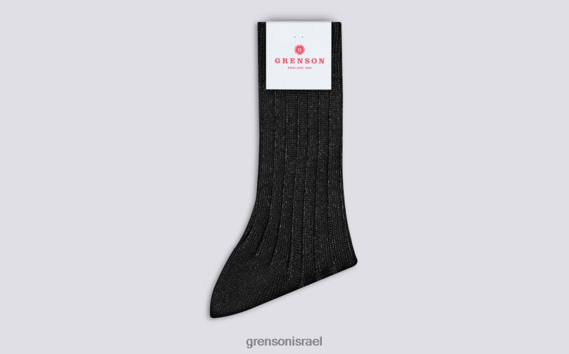 נשים שָׁחוֹר גרב צלעות נוצצות Grenson J4F4Z472 אביזרים