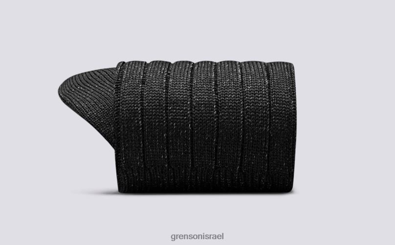 נשים שָׁחוֹר גרב צלעות נוצצות Grenson J4F4Z472 אביזרים