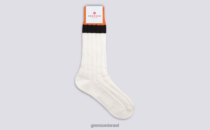 נשים קרם גרב פס עליון Grenson J4F4Z477 אביזרים