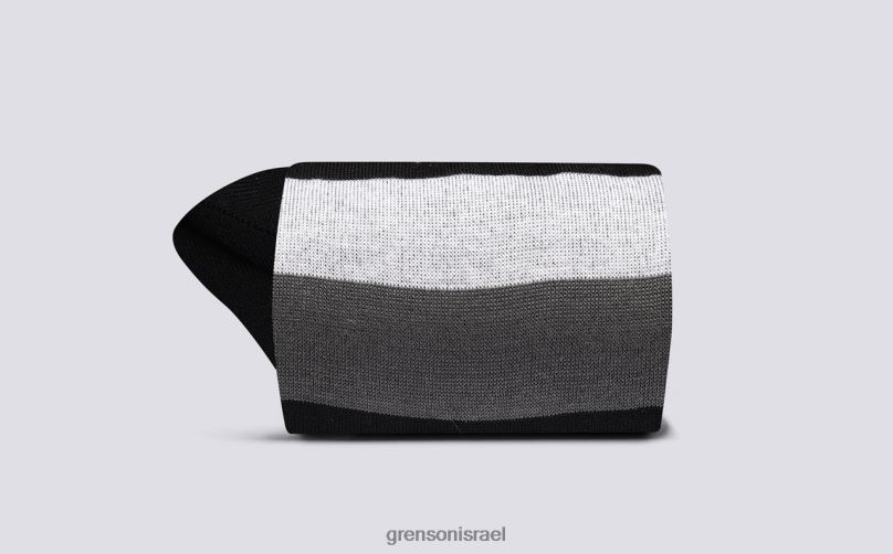 גברים שָׁחוֹר גרב פס רחב Grenson J4F4Z485 אביזרים