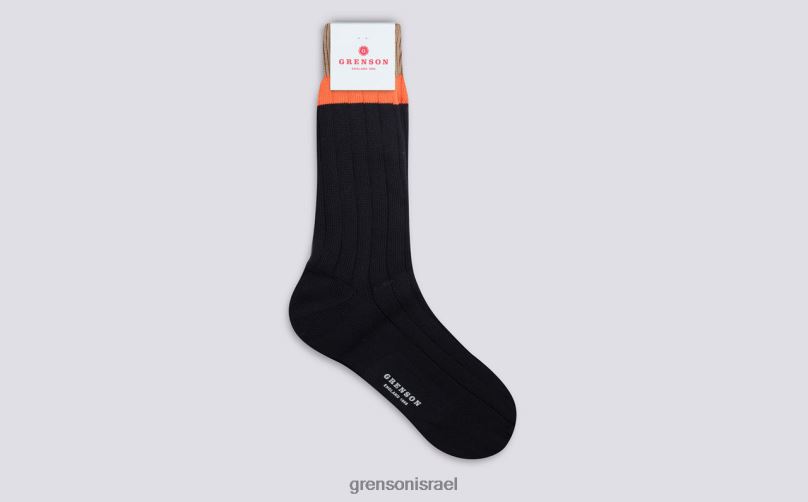 גברים חיל הים גרב פס עליון Grenson J4F4Z486 אביזרים