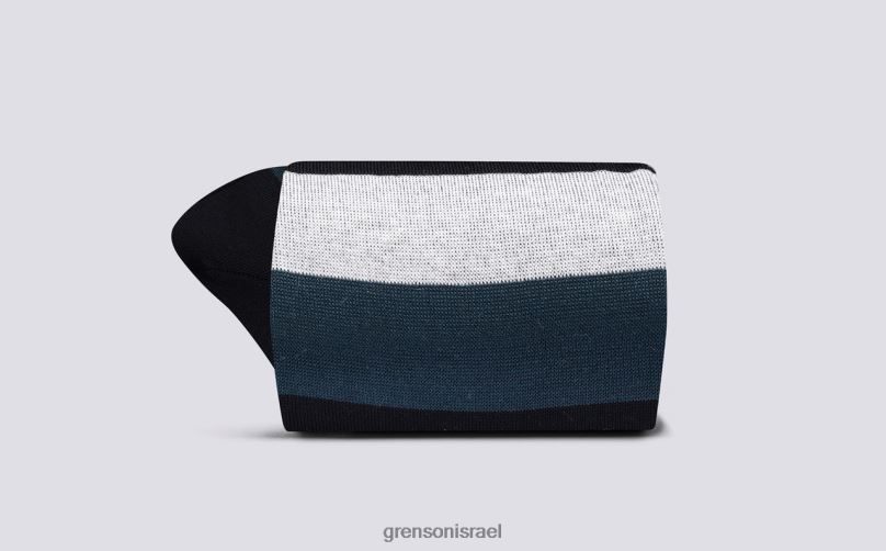 גברים חיל הים גרב פס רחב Grenson J4F4Z487 אביזרים