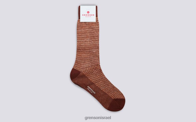 גברים חֲלוּדָה גרב שרשרת מיני בלוק Grenson J4F4Z491 אביזרים