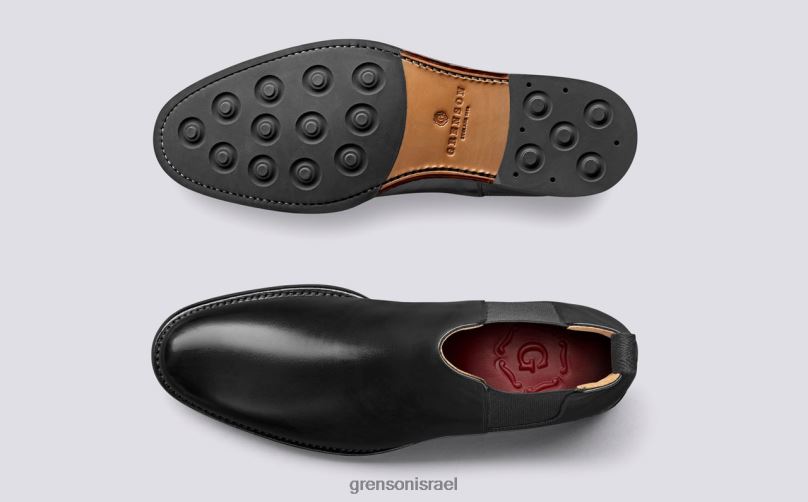 גברים שָׁחוֹר דקלן Grenson J4F4Z4 מגפיים
