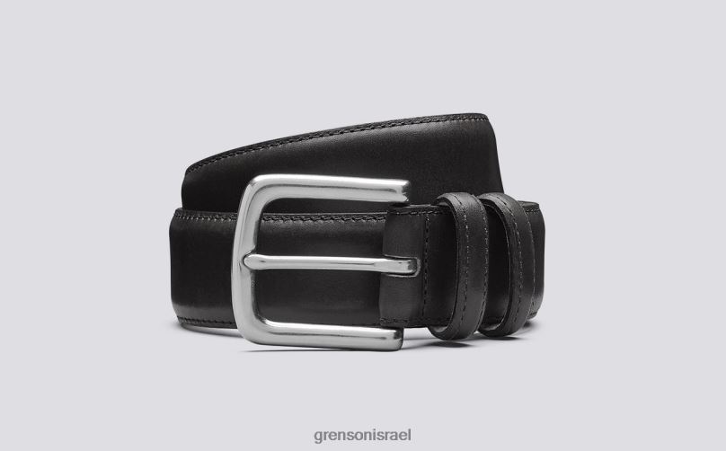 לִשְׁנֵי הַמִינִים שָׁחוֹר חגורה מזדמנת Grenson J4F4Z518 אביזרים