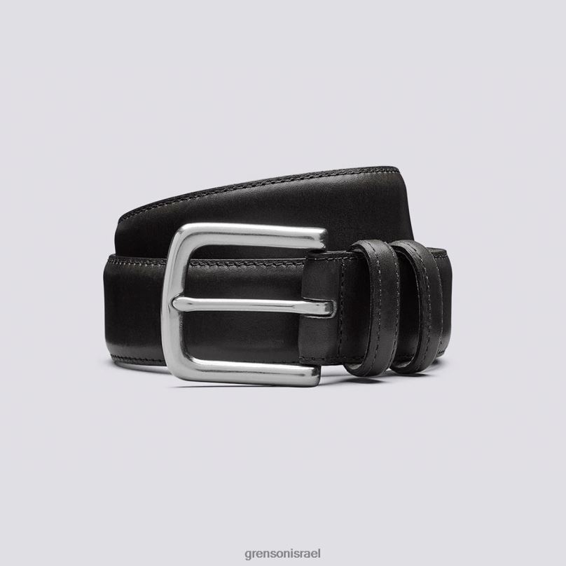 לִשְׁנֵי הַמִינִים שָׁחוֹר חגורה מזדמנת Grenson J4F4Z518 אביזרים