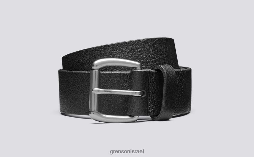 לִשְׁנֵי הַמִינִים שָׁחוֹר חגורת ג'ינס Grenson J4F4Z519 אביזרים
