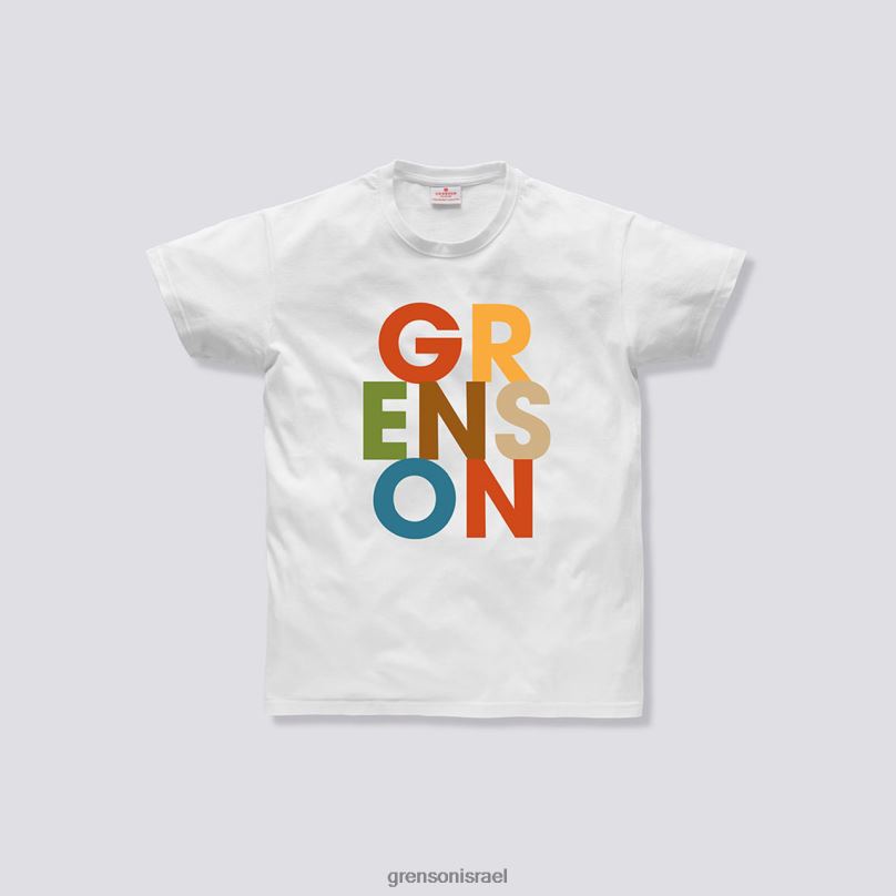 לִשְׁנֵי הַמִינִים לבן חולצת טקסט Grenson J4F4Z527 בגדים
