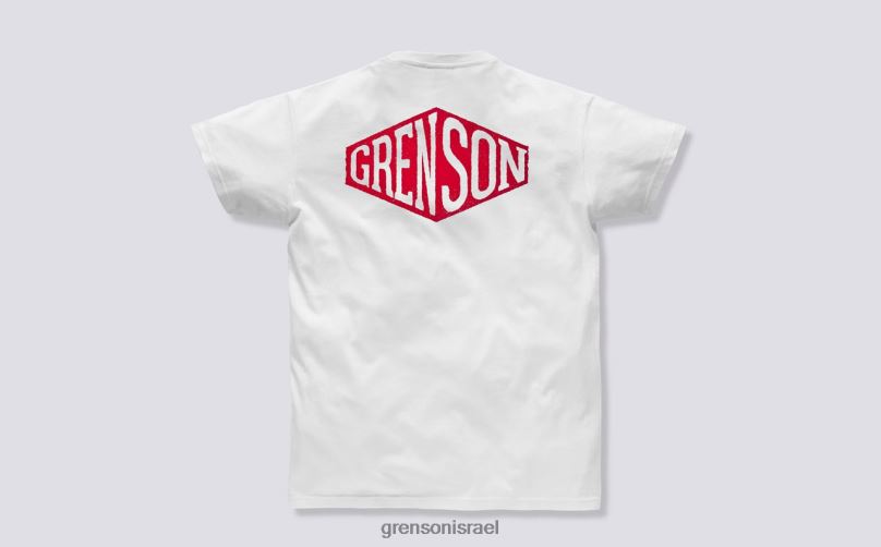 לִשְׁנֵי הַמִינִים לבן חולצה קופסה Grenson J4F4Z529 בגדים