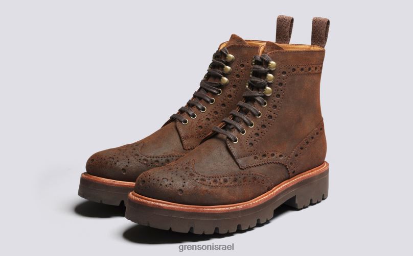 גברים חום פרד Grenson J4F4Z54 מגפיים