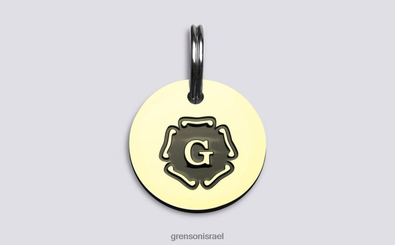 לִשְׁנֵי הַמִינִים פליז תג זיהוי חיית מחמד Grenson J4F4Z543 אביזרים לכלבים