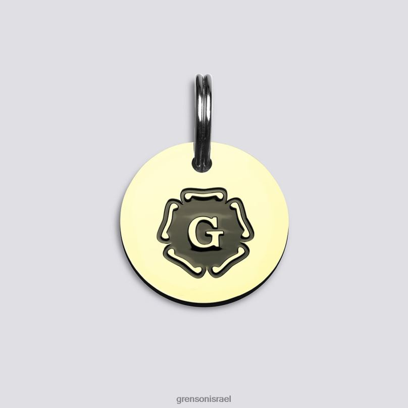 לִשְׁנֵי הַמִינִים פליז תג זיהוי חיית מחמד Grenson J4F4Z543 אביזרים לכלבים