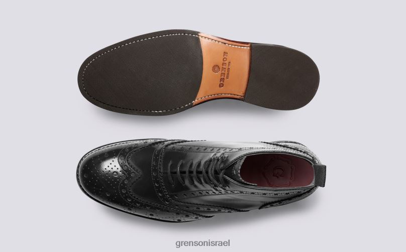 גברים שָׁחוֹר נלסון Grenson J4F4Z58 מגפיים