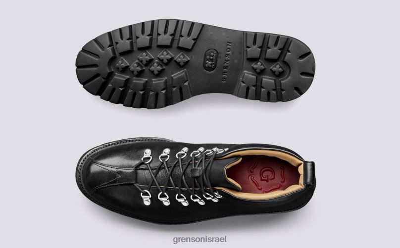גברים שָׁחוֹר בובי Grenson J4F4Z61 מגפיים
