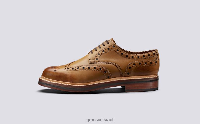 גברים לְהִשְׁתַזֵף ארצ'י Grenson J4F4Z67 נעליים רשמיות
