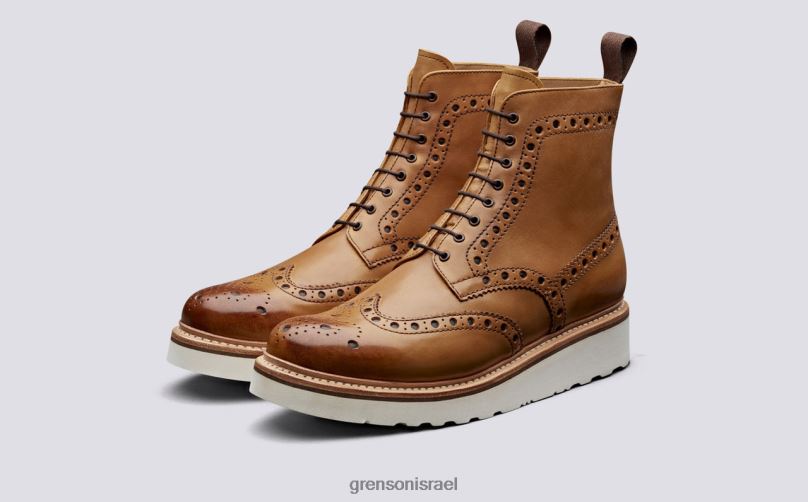 גברים לְהִשְׁתַזֵף פרד Grenson J4F4Z7 מגפיים