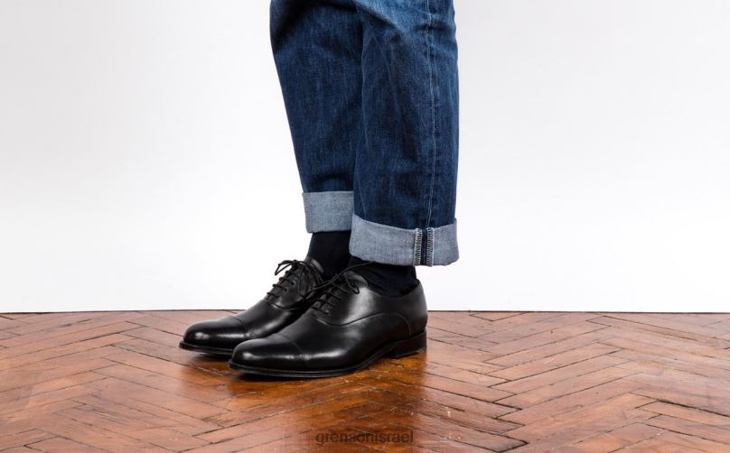 גברים שָׁחוֹר ברט Grenson J4F4Z71 נעליים רשמיות