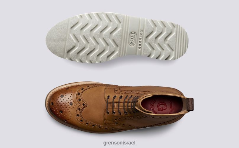 גברים לְהִשְׁתַזֵף פרד Grenson J4F4Z7 מגפיים