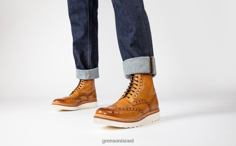 גברים לְהִשְׁתַזֵף פרד Grenson J4F4Z7 מגפיים
