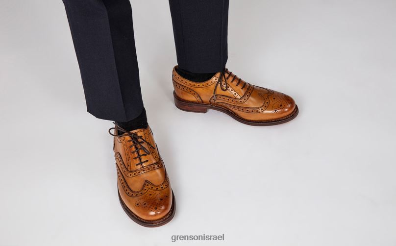 גברים לְהִשְׁתַזֵף סטנלי Grenson J4F4Z99 נעליים רשמיות