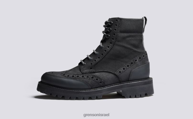 גברים שָׁחוֹר פרד טק Grenson J4F4Z9 מגפיים