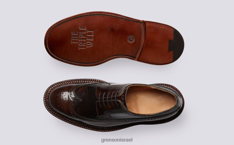 גברים חום כהה aldwych Grenson J4F4Z65 נעליים רשמיות