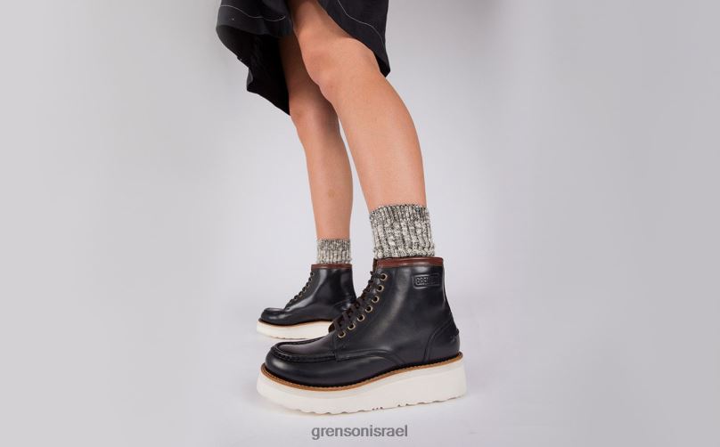 נשים שָׁחוֹר anya Grenson J4F4Z299 מגפיים