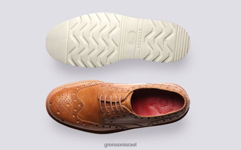 גברים טִבעִי ארצ'י Grenson J4F4Z111 נעלי brogues