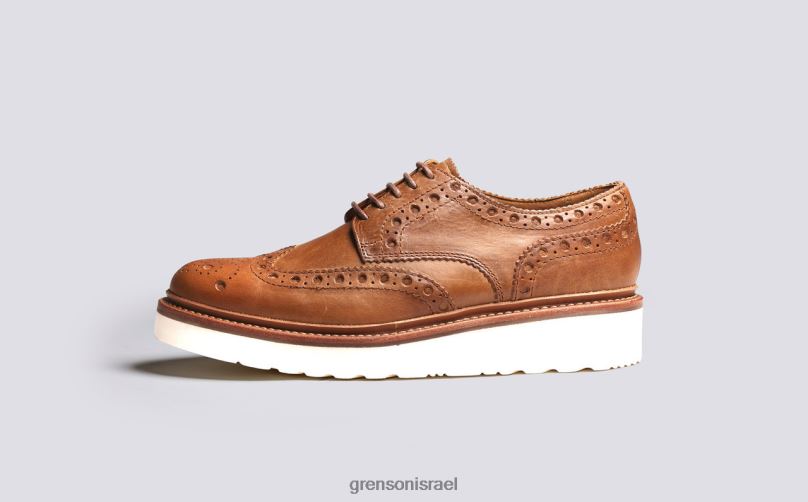 גברים טִבעִי ארצ'י Grenson J4F4Z111 נעלי brogues