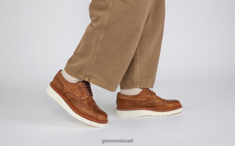 גברים טִבעִי ארצ'י Grenson J4F4Z111 נעלי brogues