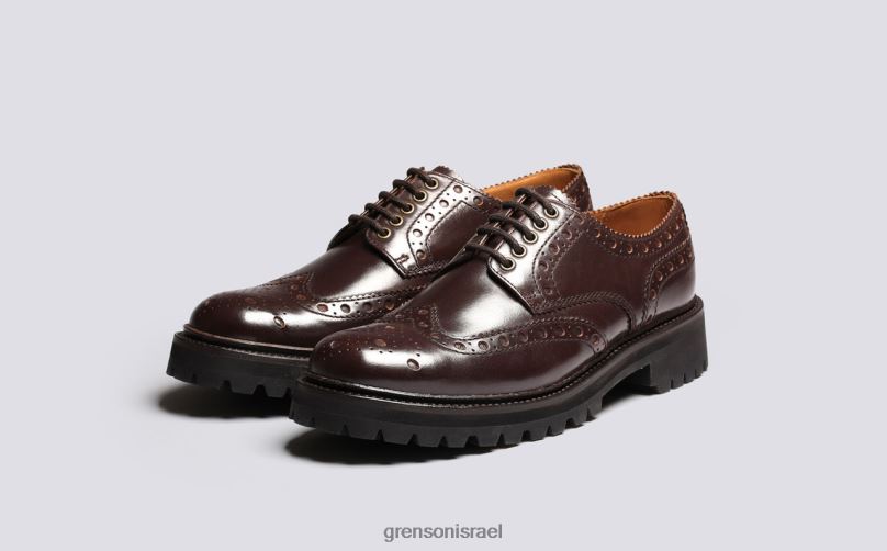 גברים חום ארצ'י Grenson J4F4Z114 נעלי brogues