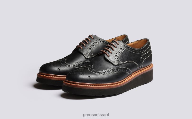 גברים שָׁחוֹר ארצ'י Grenson J4F4Z115 נעלי brogues