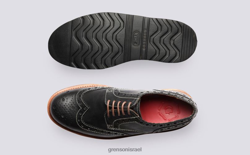 גברים שָׁחוֹר ארצ'י Grenson J4F4Z115 נעלי brogues