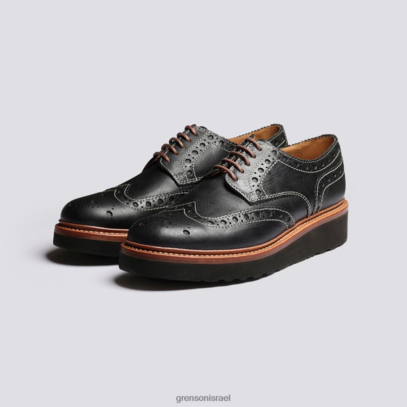 גברים שָׁחוֹר ארצ'י Grenson J4F4Z115 נעלי brogues